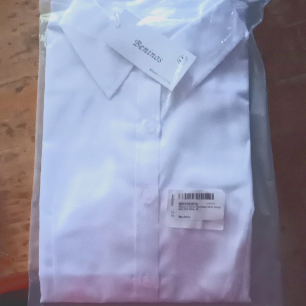 Woman's Formal white work wear simple shirt